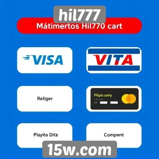 Métodos de pagamento aceitos no hil777